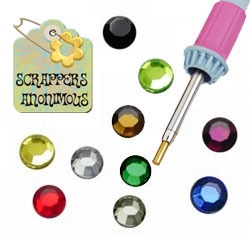 Hotfix Applicator + 1.350 rhinestones SS16/4mm!